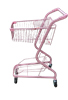 Xe đẩy hàng siêu thị mini 2 tầng màu đen