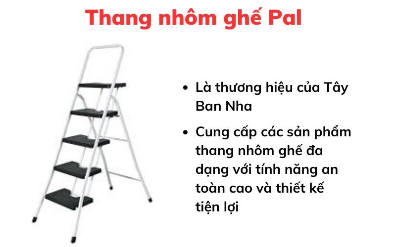 Thang nhôm ghế Pal 