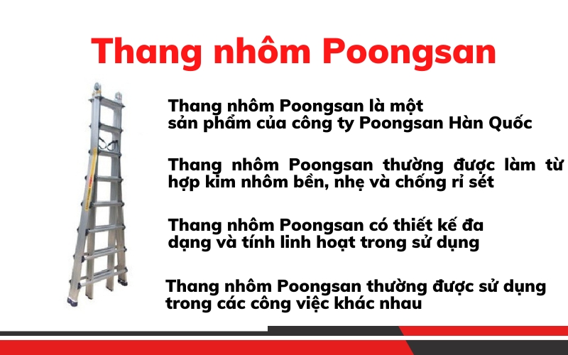 Thang nhôm Poongsan