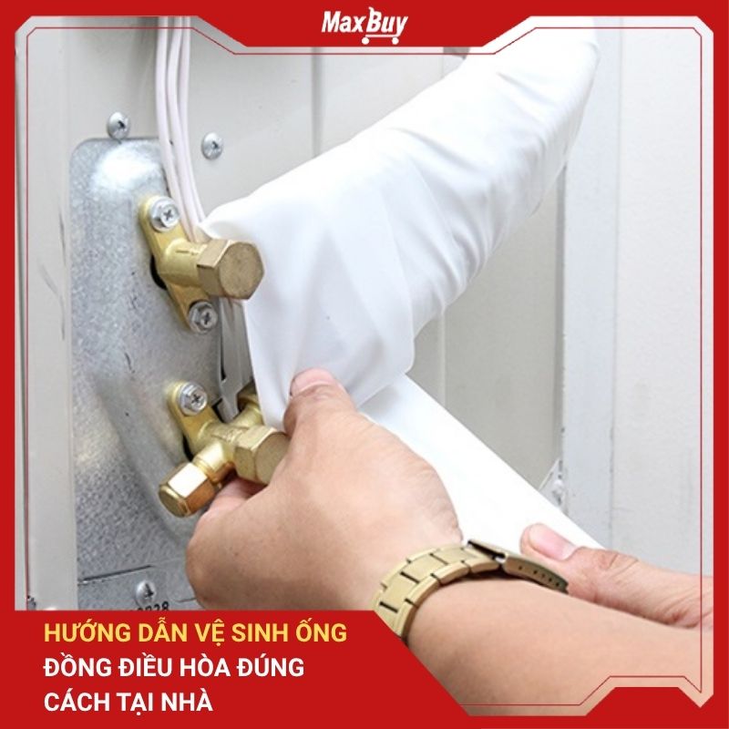 Hướng dẫn vệ sinh ống đồng điều hòa đúng cách tại nhà 