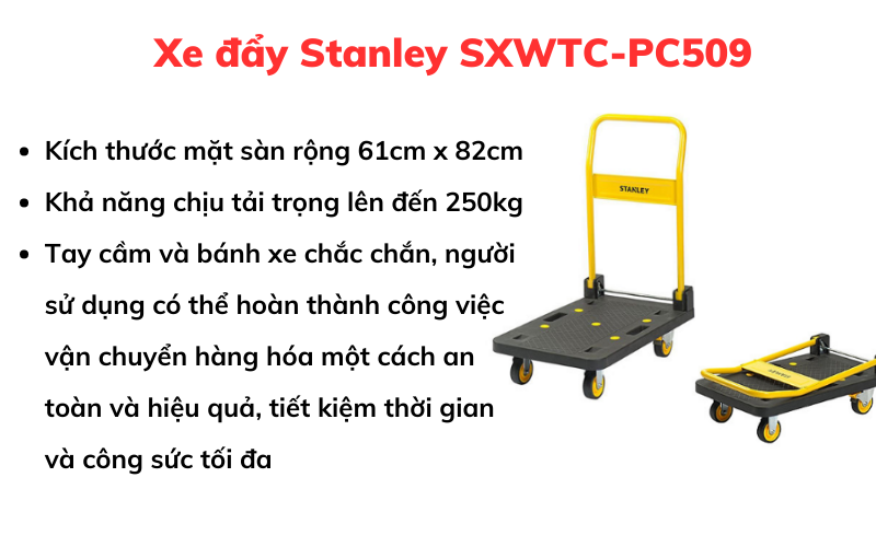 Xe đẩy Stanley SXWTC-PC509